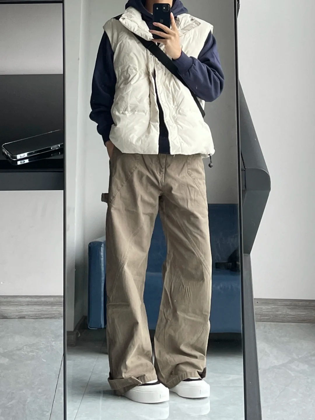 Men's straight pants khaki overalls men's pants men's style