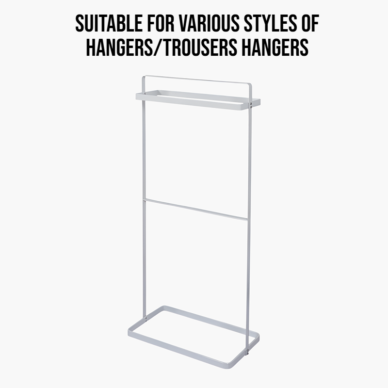 Clothes hanger storage rack