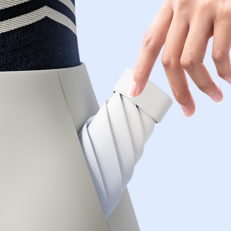 晴れの日も雨の日も使えるミニポータブルサンシェード