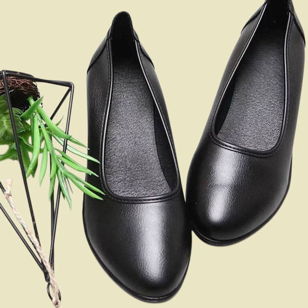 Commuting career coarse heel shallow mouth women's singles shoes