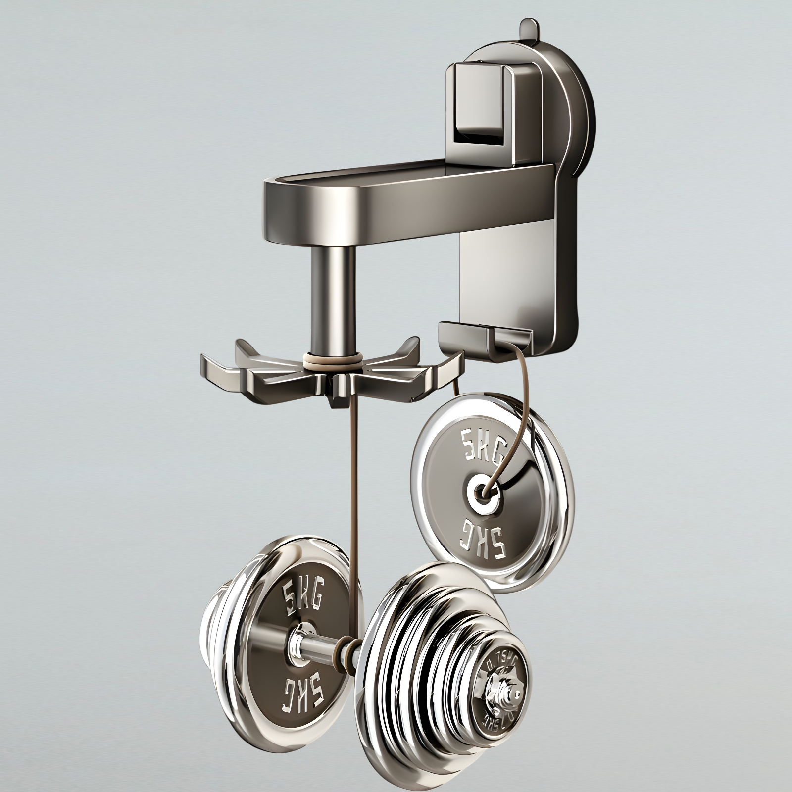 キッチンツールフック 吸盤 【360°回転可能のフック】 キッチンラック 台所ラック ABS製 強力吸着 キッチンツール収納 キッチン収納 軽量 防水防錆 壁掛け 傷つけない キッチン/バスルーム/リ