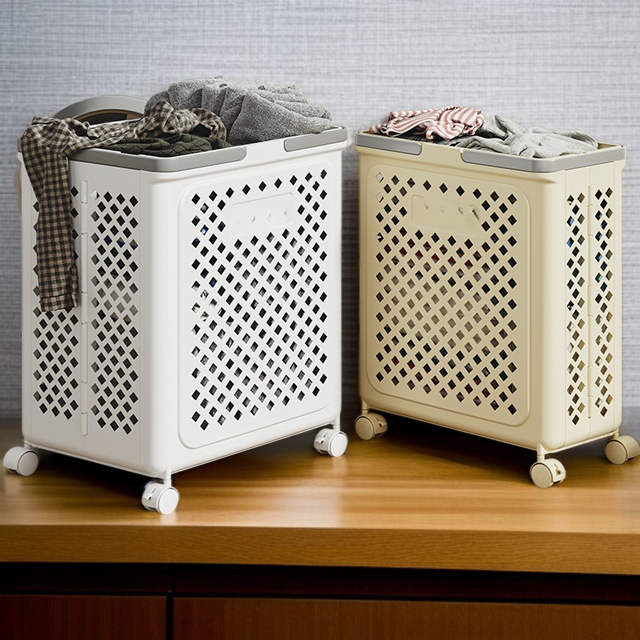 대용량 접이식 밴드 세탁 욕실 수납 바구니 더러운 옷 수납 프레임