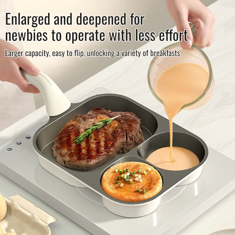 3 in 1 frying pan Home breakfast pan omelette pan