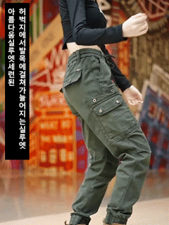 【판매량 10만 개 돌파】미국식 다중 포켓 작업복 바지 남성