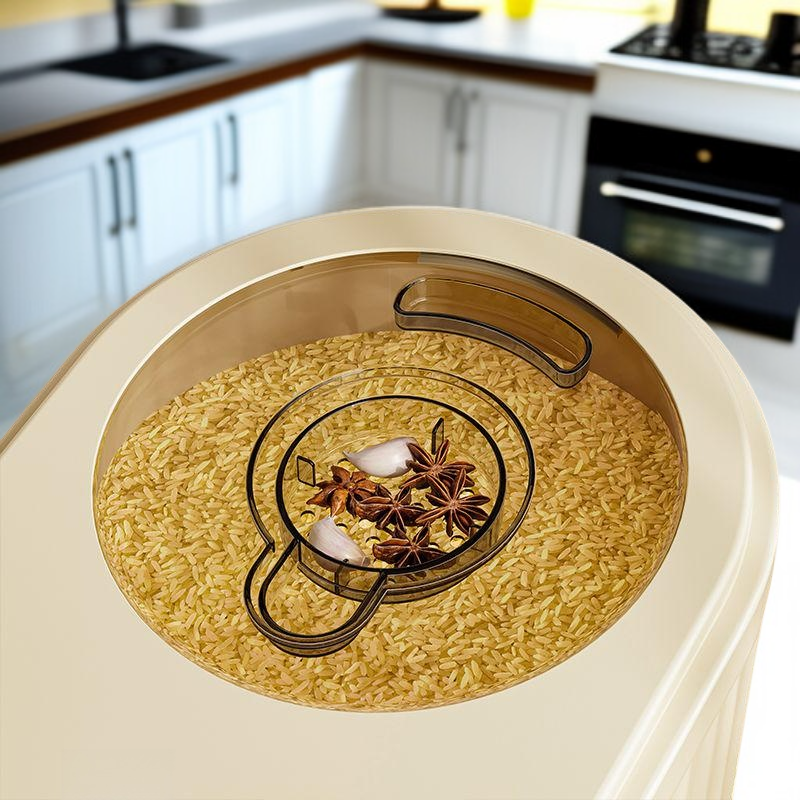 防虫・防湿の家庭用穀物貯蔵樽