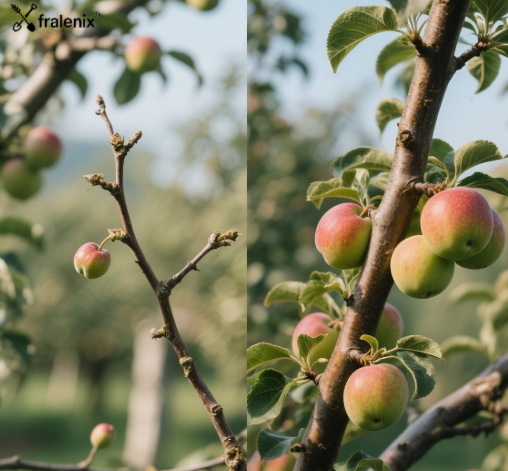 Speciální hnojivo pro zvětšení plodů ovocných stromů