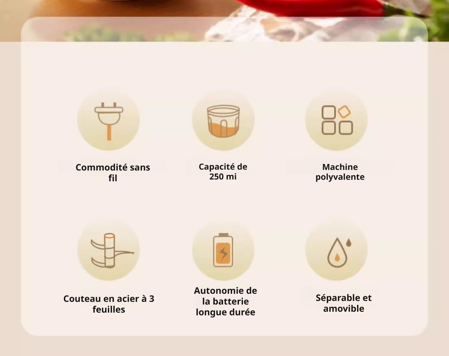 Hachoir électrique pour ail avec contrôle sans fil