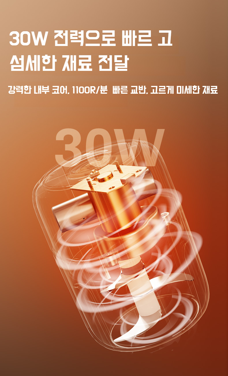 다지기와 함께 준비된 다양한 요리 재료