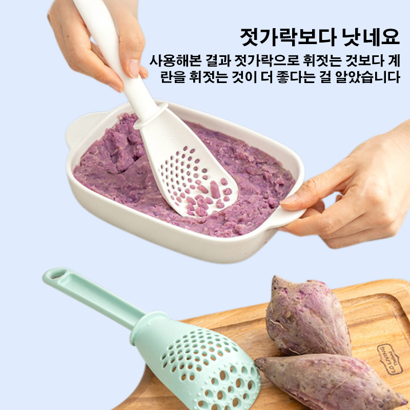 다용도 조리 수저 연마 수저 요리 스푼 주방 괸 물 건강 실제로 쓰다
