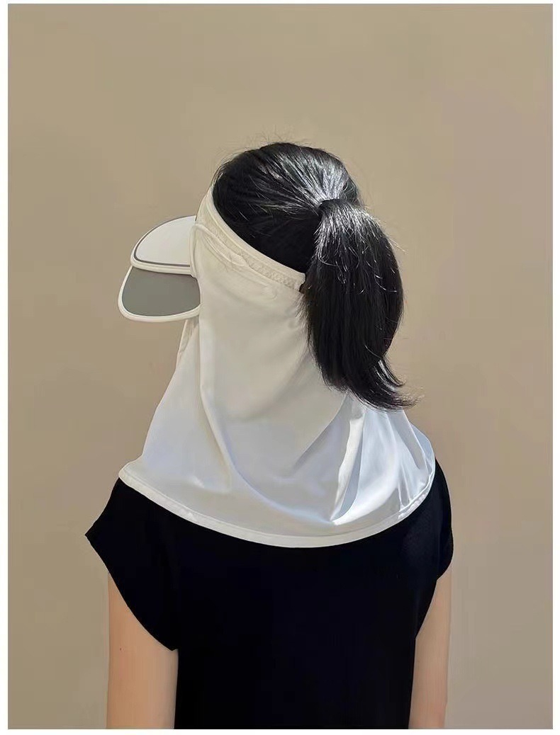 신축성 소재로 편안한 착용감의 선캡 확대 사진