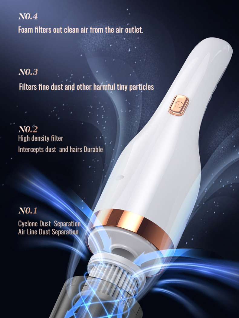 Home Portable Big Suction Handheld Rechargeable Wireless Vacuum Cleaner