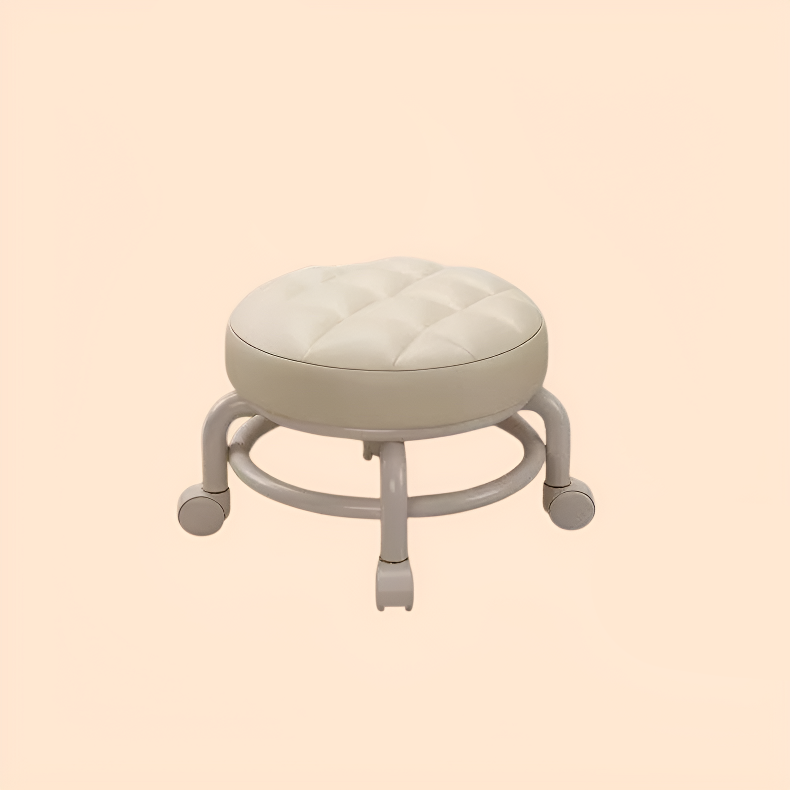 家庭用の低いスツール、キャスター付きの丸いスツール、歩行練習用スツール