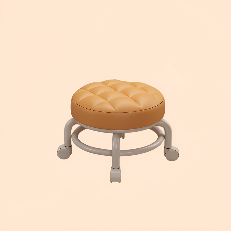家庭用の低いスツール、キャスター付きの丸いスツール、歩行練習用スツール