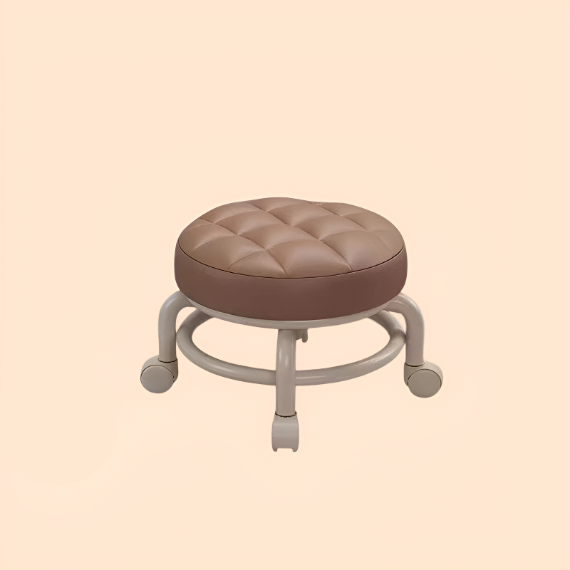 家庭用の低いスツール、キャスター付きの丸いスツール、歩行練習用スツール