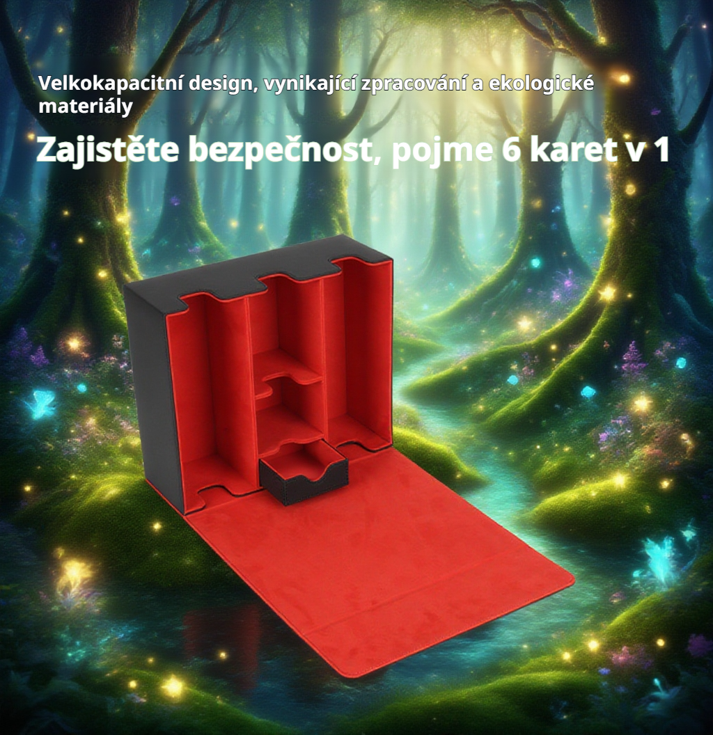 6v1 multifunkční luxusní box na karty
