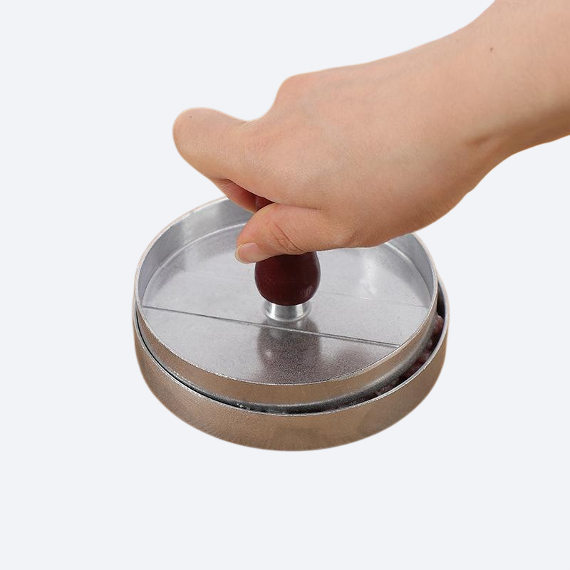 Household hamburger round meat patty press mold