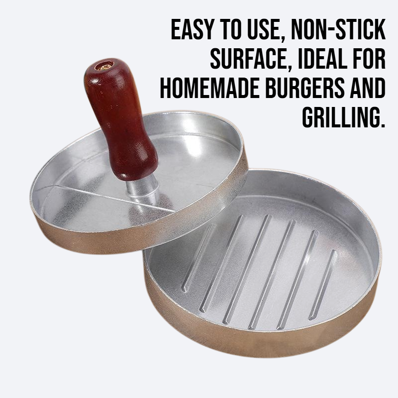 Household hamburger round meat patty press mold