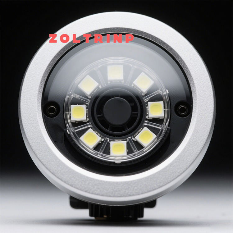 Installation des wasserdichten Hochleistungs-Nebellichts am Auto