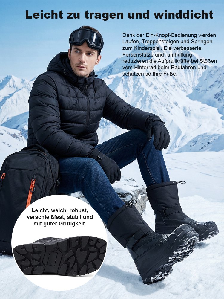 Wasserdichte, rutschfeste Outdoor-Schneestiefel