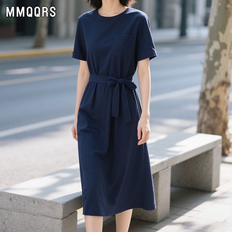 通勤用シンプルカジュアルワンピースです