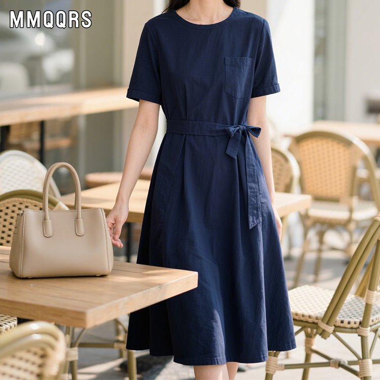 通勤用シンプルカジュアルワンピースです