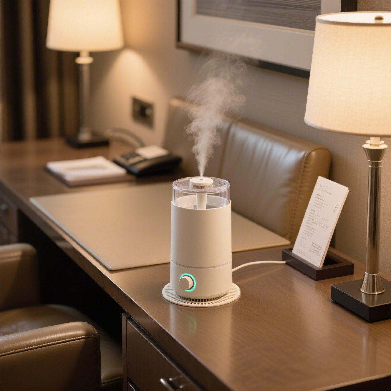 Detailní pohled na chytrý zvlhčovač vzduchu