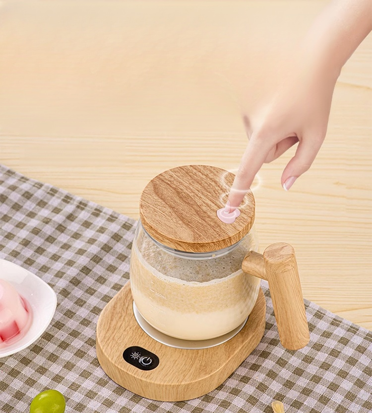 【One-button automatic stirring】 Smart electric instant cup