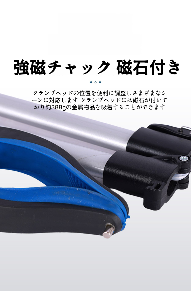 公園でゴミ拾い作業をするゴミピッカー