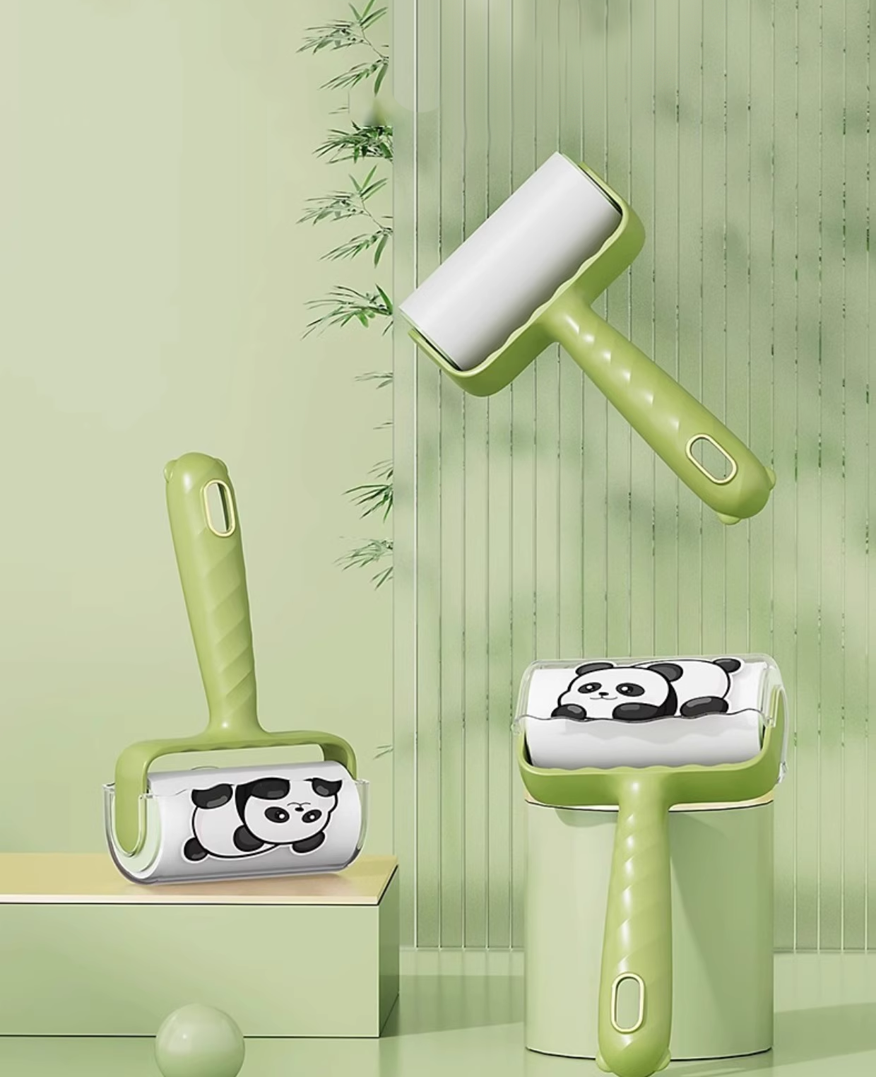 Abreißbare Rollenbürste zur Haarentfernung