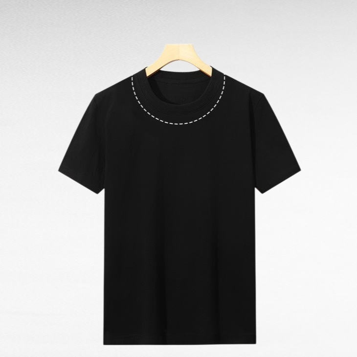 無地コットン半袖Tシャツ