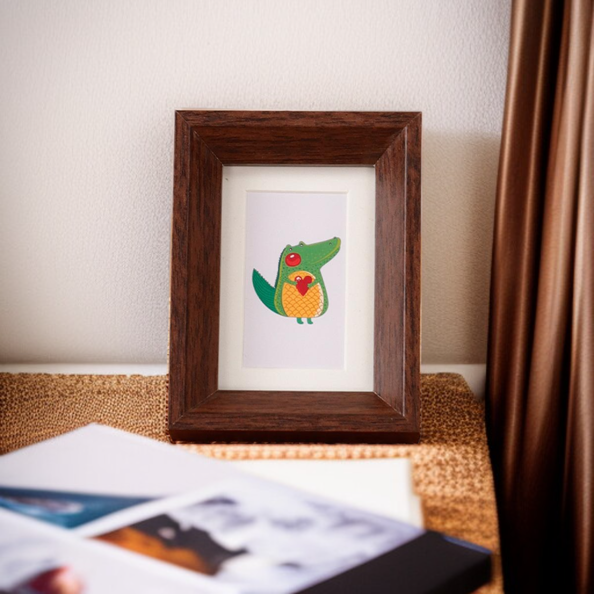 Polaroid couple photo frame