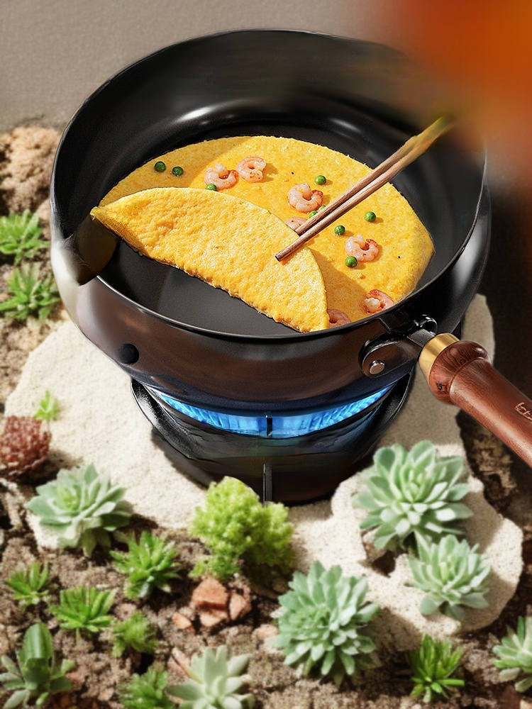 焦げ付きにくい鉄フライパン