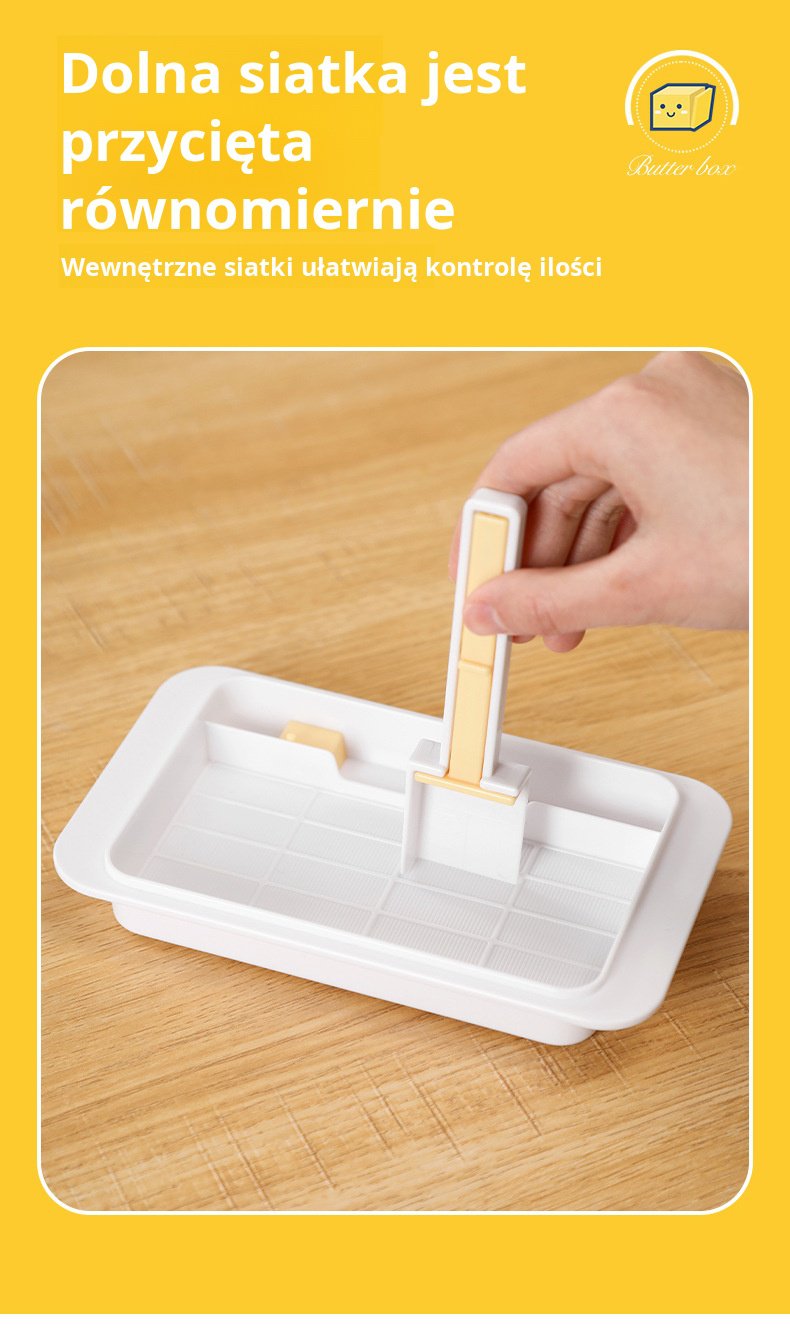 Pudełko na ser, owoce i masło