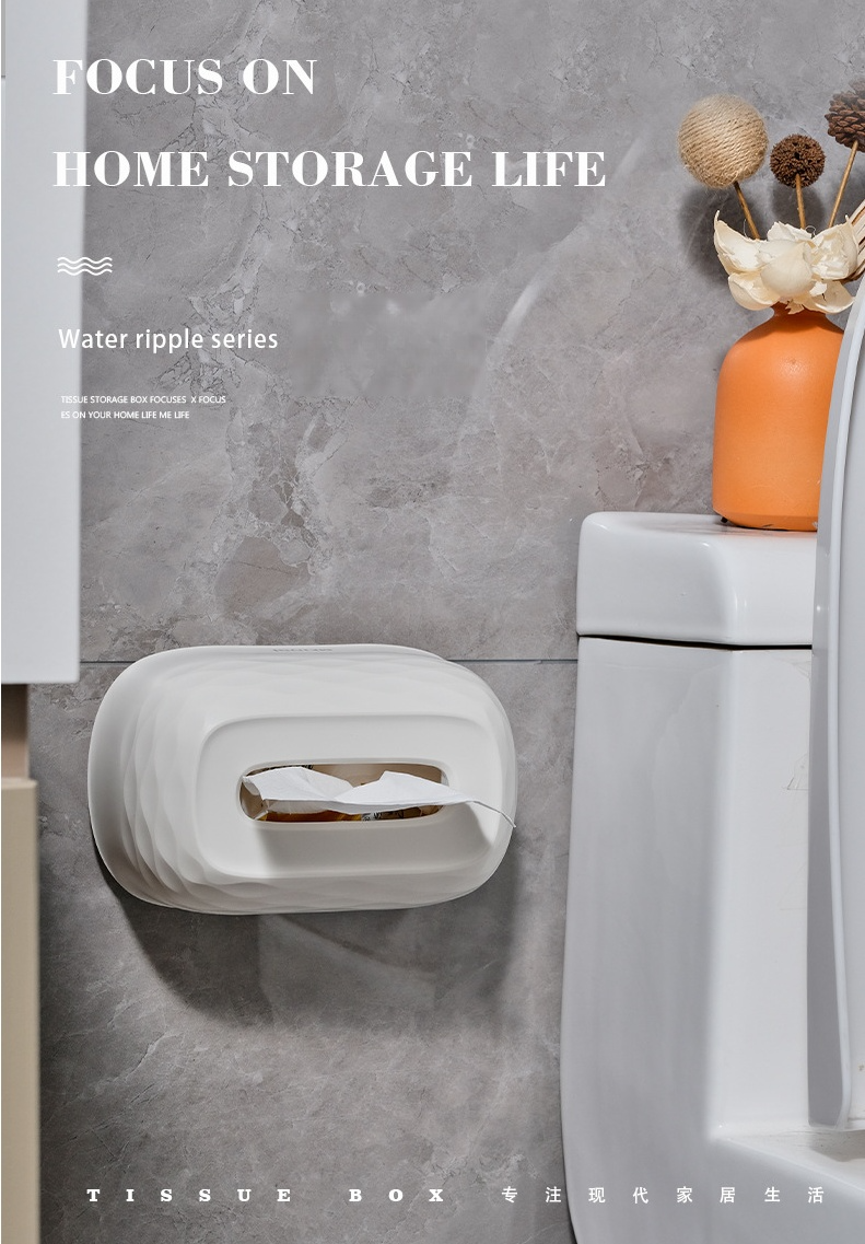 Spring paper box for convenient tissue dispensing