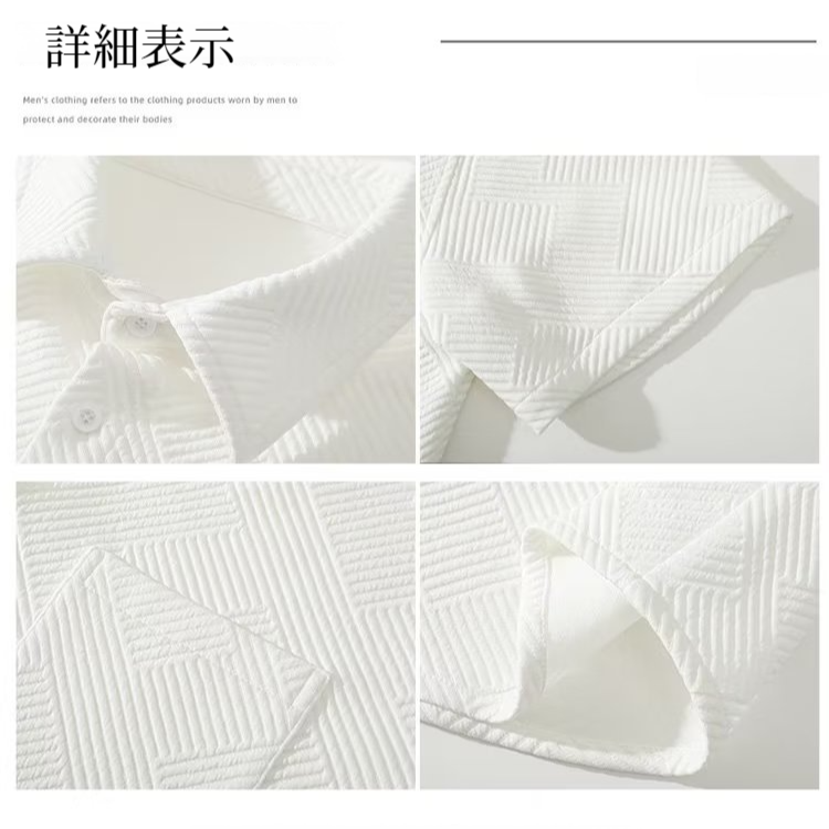 ワッフル半袖 大きいサイズの紳士服 レジャー 大きいサイズ ファッション 普段着