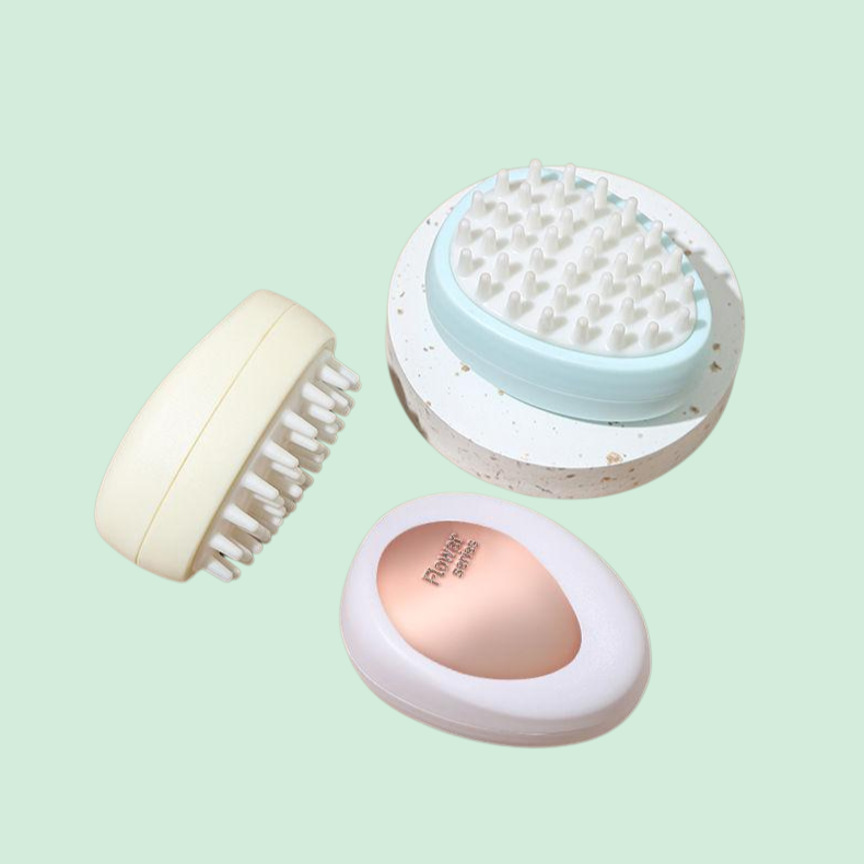 なめらかヘッドマッサージブラシ