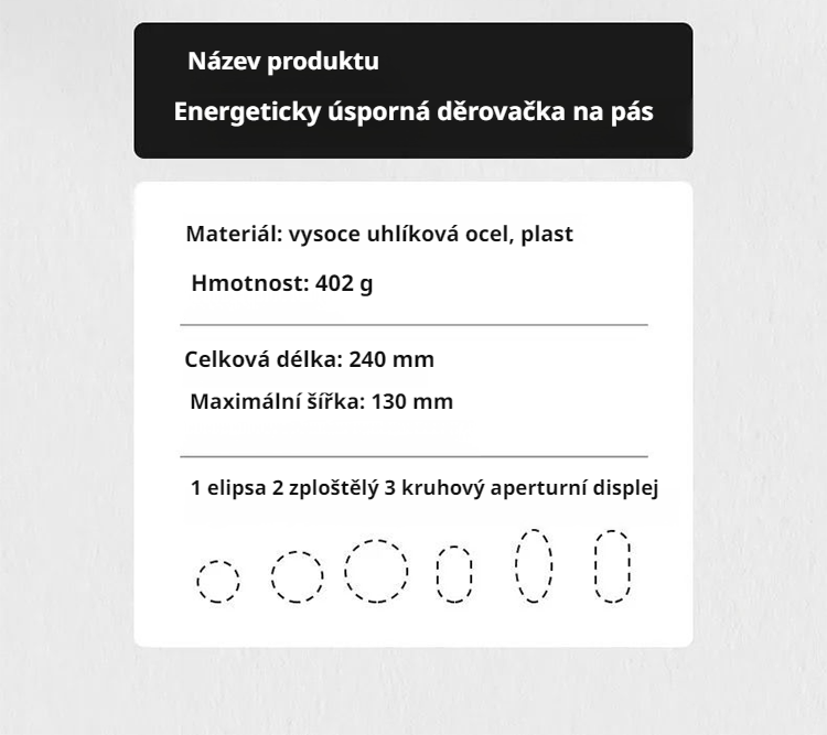 Přehledná sada děrovačů na kůži pro domácí i profesionální použití
