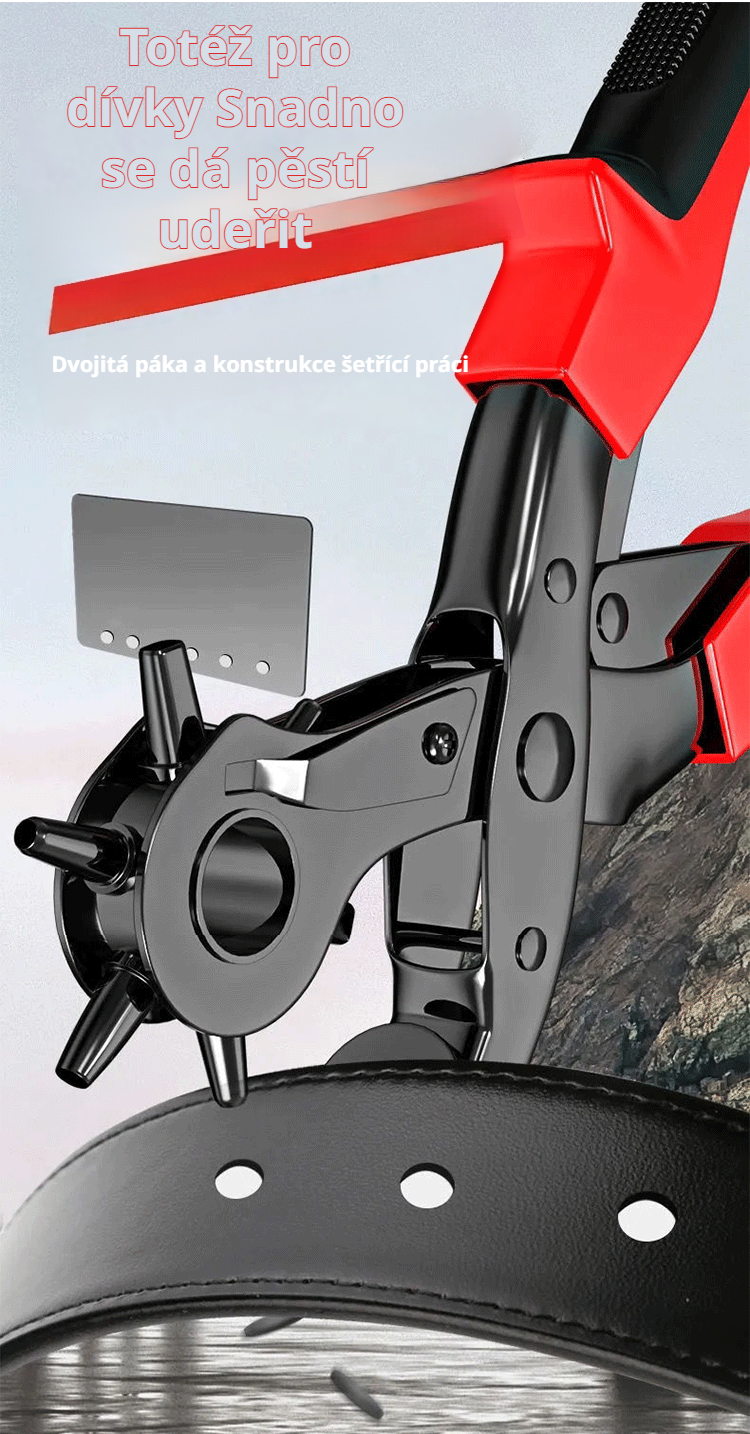Sada děrovačů do kůže – kompletní balení nástrojů