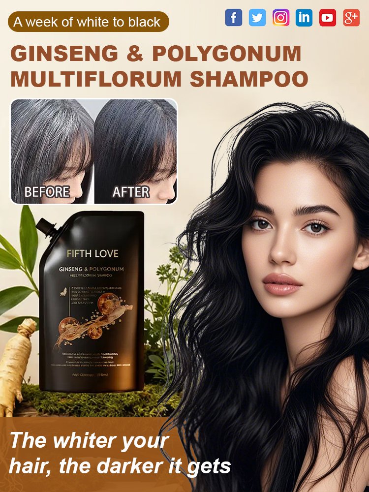 【One Week from White to Black】Ginseng and Polygonum Multiflorum Shampoo