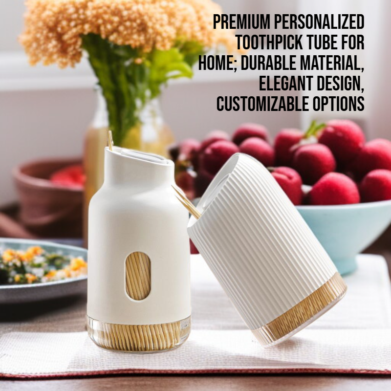 High end personalized toothpick tube for household use