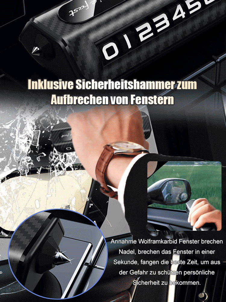 Parknummern Rollensicherheits Hammer ein Muss für das Auto