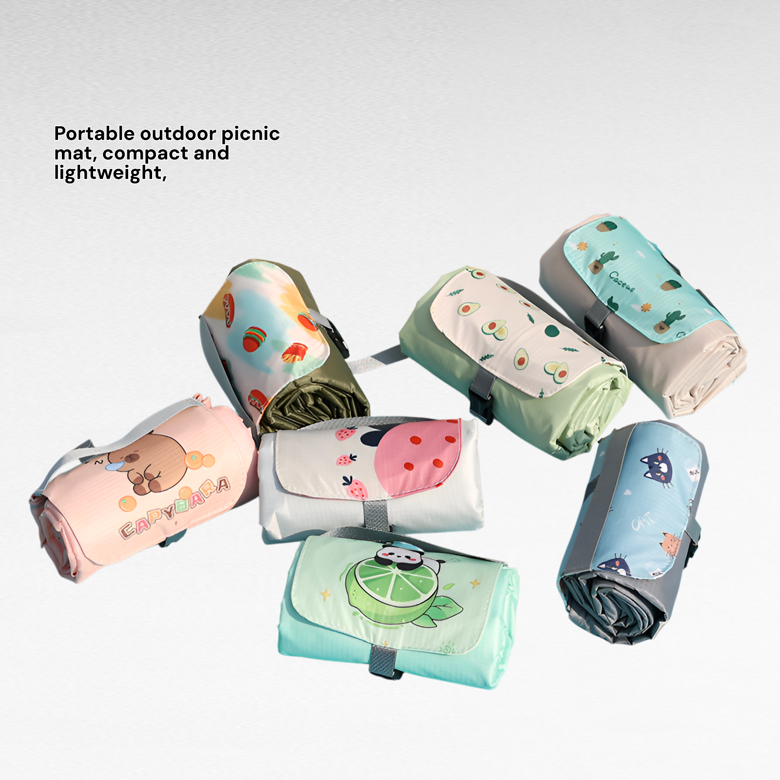 Outdoor picnic mat portable pocket mini beach mat waterproof moisture-proof camping mat anti-sand cl