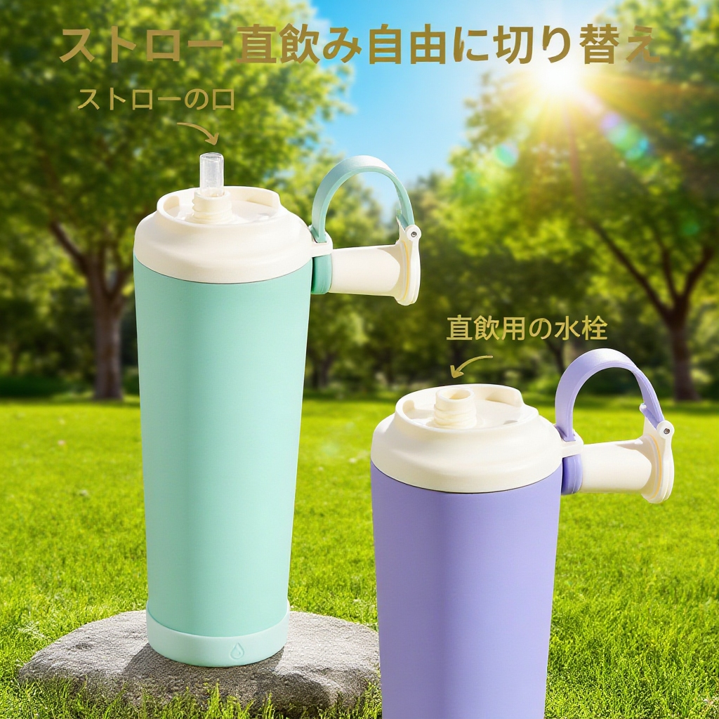 保温・保冷機能を強調したタンブラー