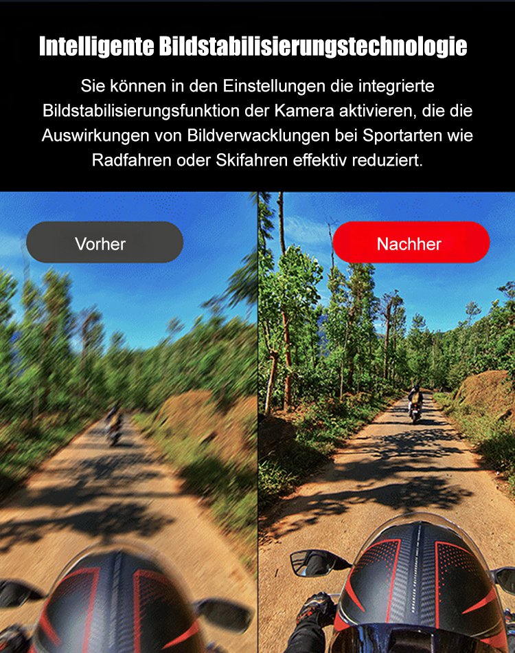 C8 Sichtbare HD Anti-Shake Action-Kamera