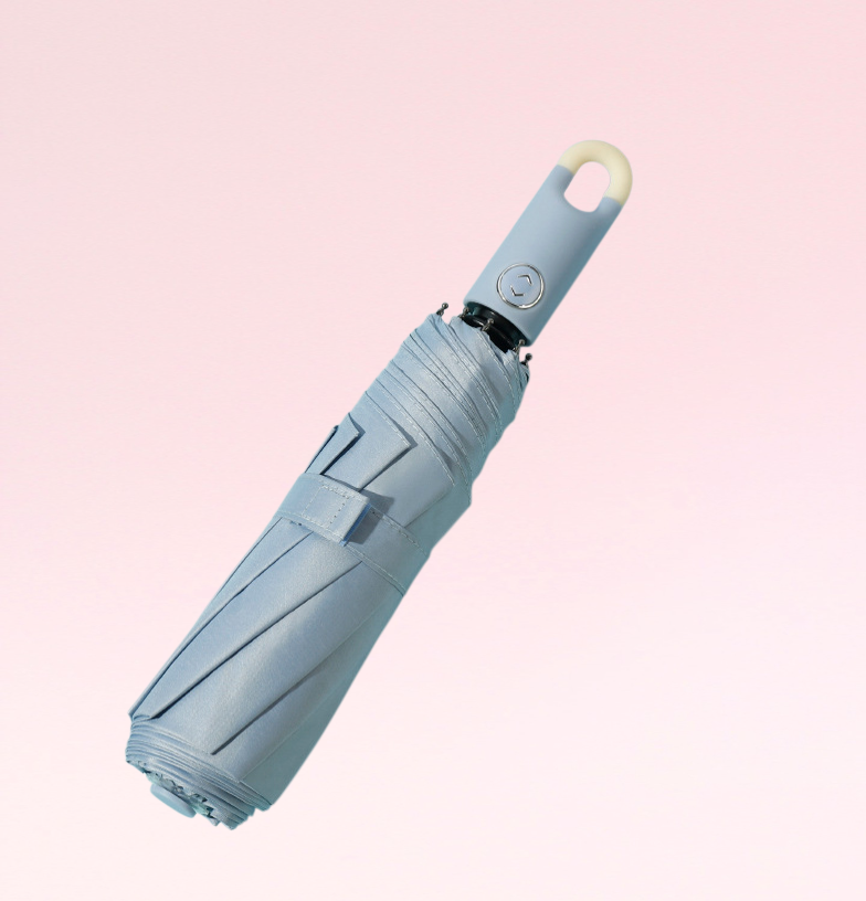 ร่มพับสามตอนอัตโนมัติสำหรับธุรกิจ กันแดด กันฝน กันแดด ใช้ได้ 2 แบบ