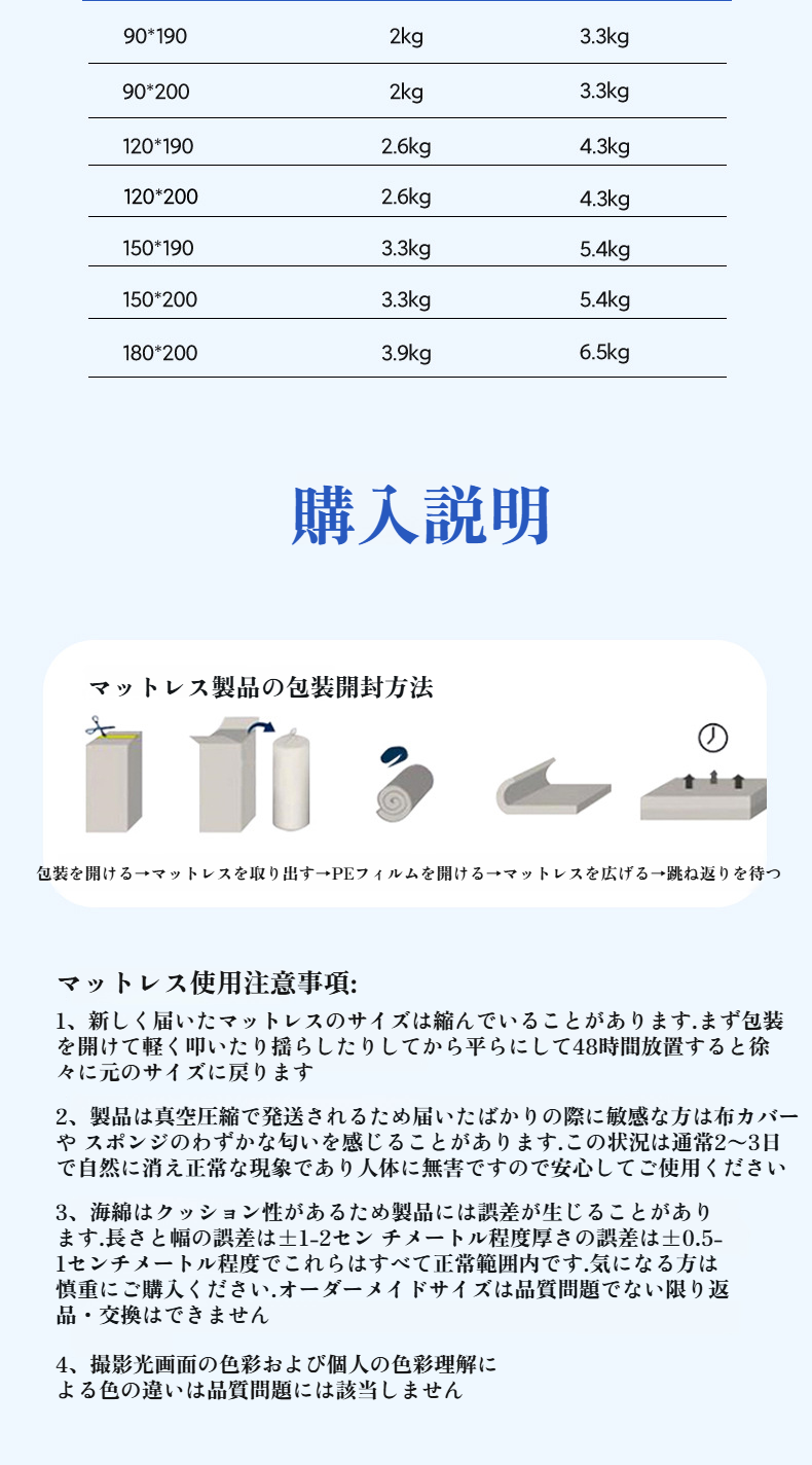 寝心地を重視した低反発マットレス