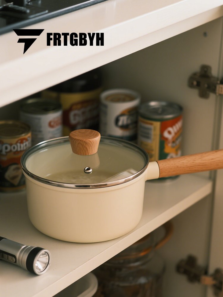 Edelstahl Milchtopf Einhand verdickt Babynahrung Topf Suppentopf Milchtopf