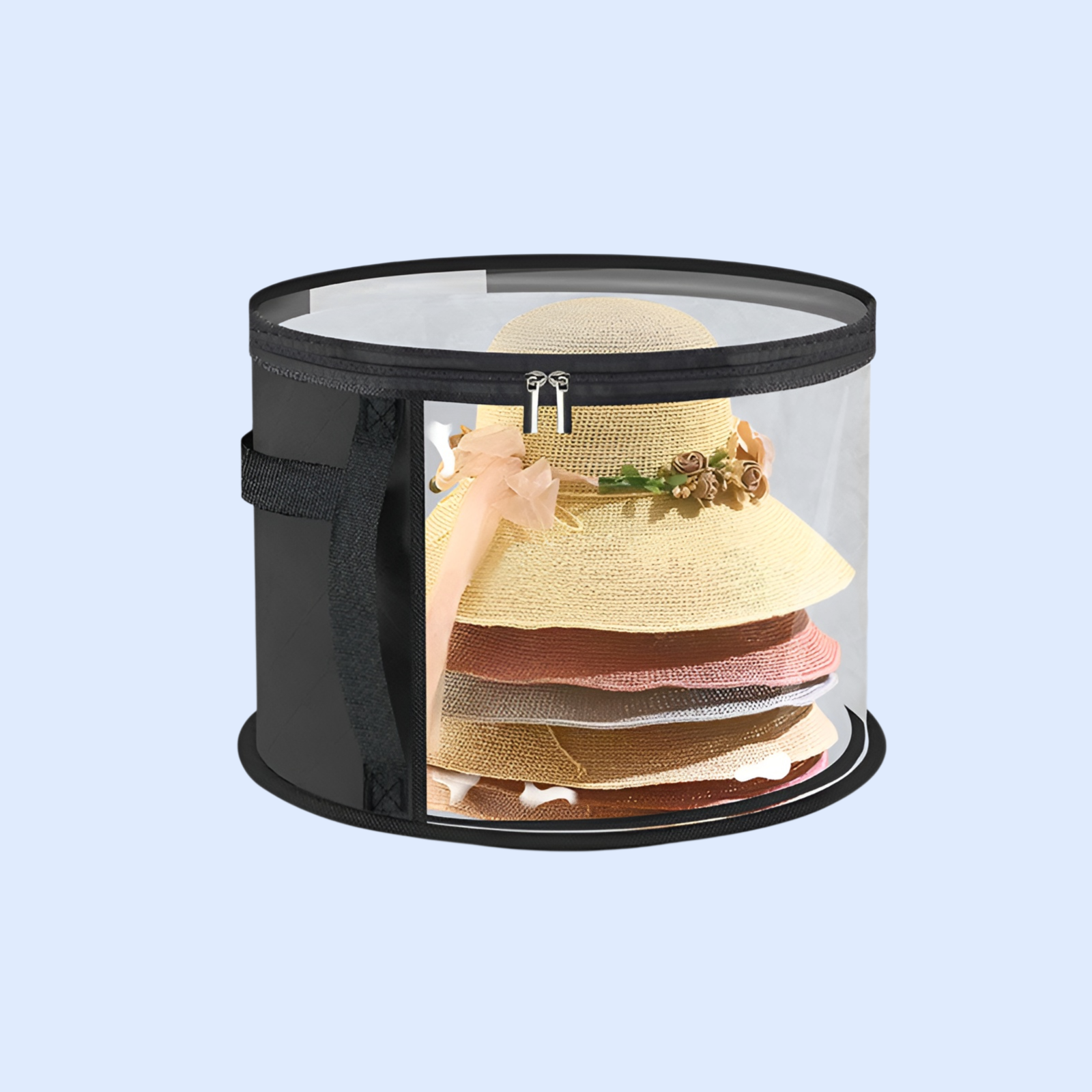 丸型透明収納バケットハット収納バケツ