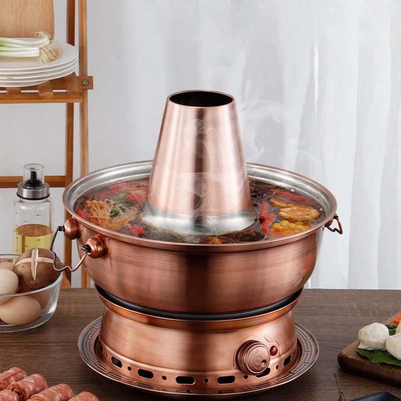 스테인리스 숯불 냄비