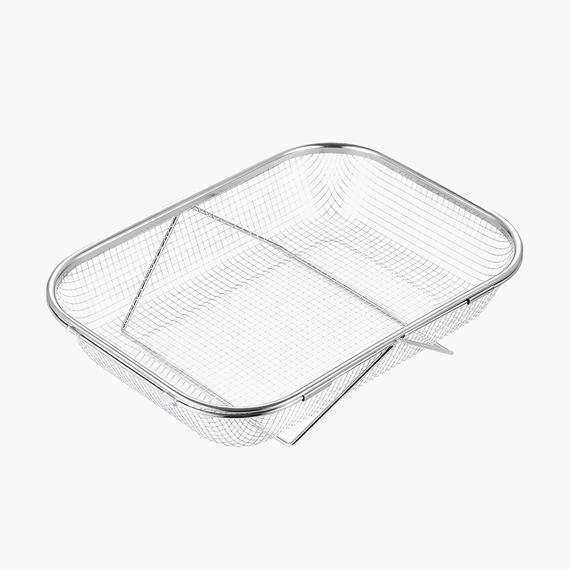 스테인리스 스틸 배수 바구니 보관 선반